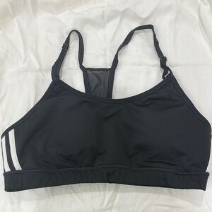 adidas Black Sports Bra with Racerback Straps